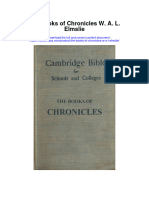 Download The Books Of Chronicles W A L Elmslie full chapter