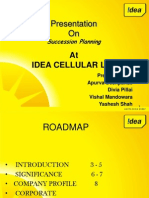 Presentation On: at Idea Cellular LTD