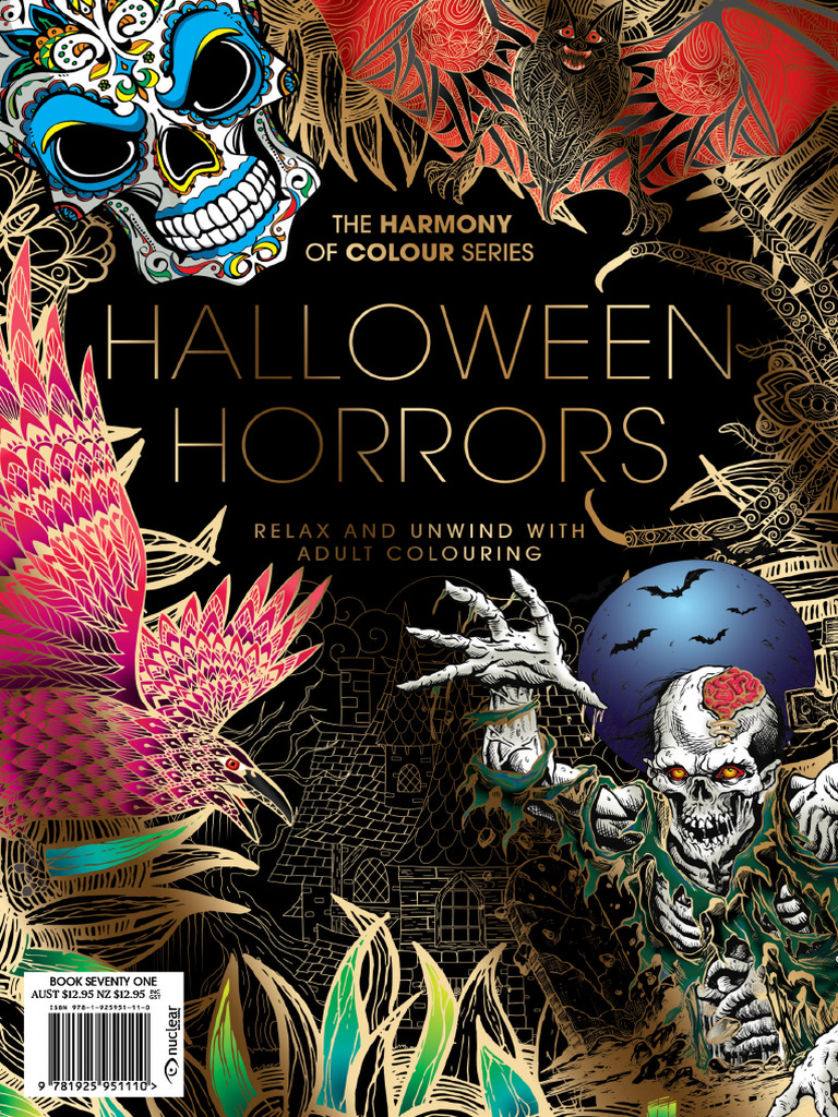 Halloween Horrors Colouring Book | PDF | Philosophy | General Fiction