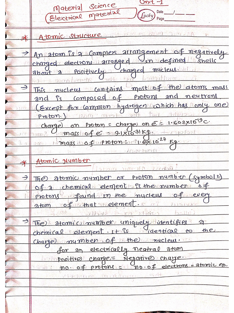 Electrical Materials Notes | PDF