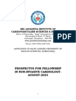 Prospectus of Fellowship Programmes in Non-Invasive Cradiology