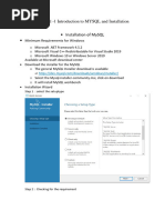 Practical-1 Mysql Installation & Introduction