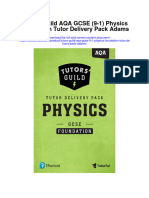 Tutors Guild Aqa Gcse 9 1 Physics Foundation Tutor Delivery Pack Adams All Chapter