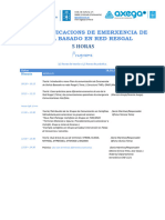 Programa Curso Plan Comunicacion de Emerxencia de Galicia Basado en Red Resgal