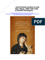 Confession and Criminal Justice in Late Medieval Italy Siena 1260 1330 Lidia Luisa Zanetti Domingues Full Chapter