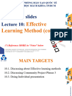 Effective Learning Method (Cont)