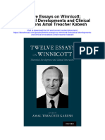 Twelve Essays On Winnicott Theoretical Developments and Clinical Innovations Amal Treacher Kabesh All Chapter