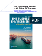 The Business Environment A Global Perspective 9Th Edition Ed Thompson Full Chapter