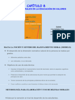 Capítulo 8 Dilemas Morales de La Edu en Valores