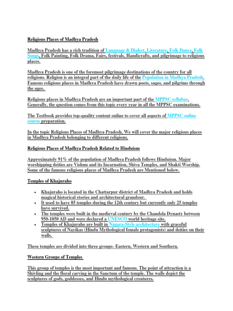 MP Art | PDF | Temple