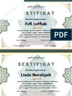 Sertifikat Sanlat Azzahra