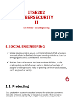 Lecture 3. Social Engineering