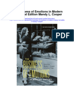 Download The Business Of Emotions In Modern History 1St Edition Mandy L Cooper full chapter