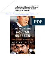 Download Confronting Saddam Hussein George W Bush And The Invasion Of Iraq Melvyn P Leffler full chapter