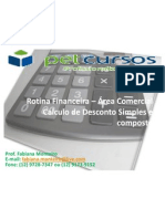 Rotina Financeira – Área Comercial