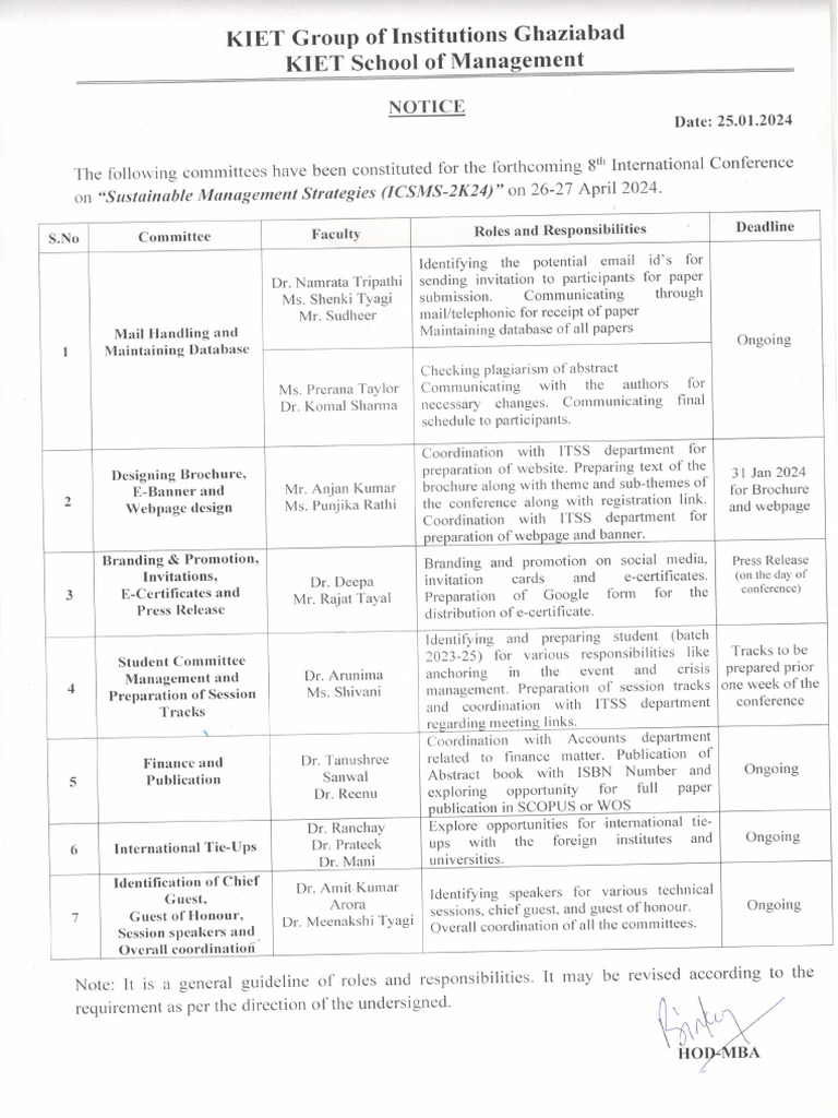 8th International Conference Committee | PDF