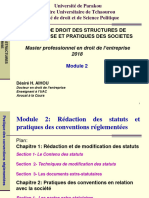 Droit Des Sociétés Tchaourou Module 2