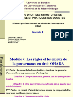 Droit Des Sociétés Tchaourou Module 4 - 2