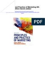 Download Principles And Practice Of Marketing 8Th Edition David Jobber all chapter