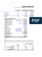 Multifamily Apartment Proforma