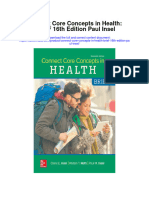 Connect Core Concepts in Health Brief 16Th Edition Paul Insel Full Chapter