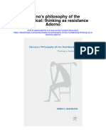 Download Adornos Philosophy Of The Nonidentical Thinking As Resistance Adorno full chapter