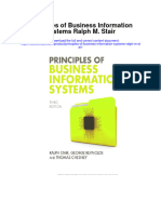 Principles of Business Information Systems Ralph M Stair All Chapter