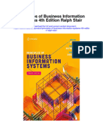 Download Principles Of Business Information Systems 4Th Edition Ralph Stair all chapter
