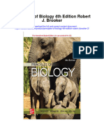 Principles of Biology 4Th Edition Robert J Brooker 2 All Chapter