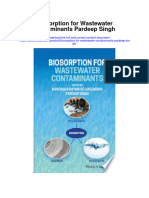 Biosorption For Wastewater Contaminants Pardeep Singh Full Chapter