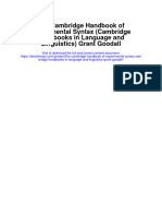 Download The Cambridge Handbook Of Experimental Syntax Cambridge Handbooks In Language And Linguistics Grant Goodall full chapter