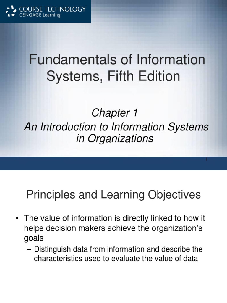 Introduction to Information Systems | PDF | Computers | Technology ...