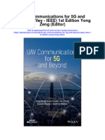 Uav Communications For 5G and Beyond Wiley Ieee 1St Edition Yong Zeng Editor All Chapter