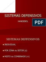 Sistemas defensivos no handebol