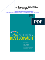 Download Principles Of Development 6Th Edition Lewis Wolpert all chapter