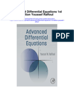 Download Advanced Differential Equations 1St Edition Youssef Raffoul full chapter