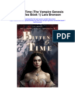 Bitten by Time The Vampire Genesis Chronicles Book 1 Lara Bronson Full Chapter