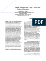 (PT-P1) Research on ML and DL implementations in Business