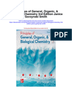 Principles of General Organic Biological Chemistry 3Rd Edition Janice Gorzynski Smith All Chapter