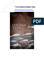 Download Lucian True History Diskin Clay full chapter