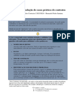 Sugestão de Resolução de Casos Práticos de Contratos