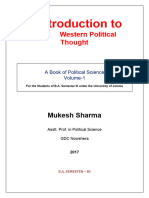 Intro to westen political thought