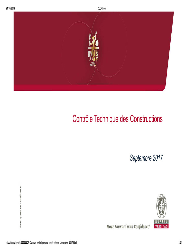 Contrôle Technique Des Constructions. Septembre PDF | PDF