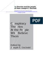 Download Conspiracy Theories And The People Who Believe Them Joseph E Uscinski full chapter