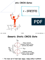 Static CMOS Gates: F (A+B) - (C+D)