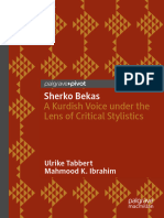 Ulrike Tabbert, Mahmood K. Ibrahim - Sherko Bekas - A Kurdish Voice Under The Lens of Critical Stylistics-Palgrave Macmillan (2023)