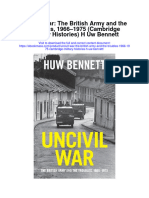 Uncivil War The British Army and The Troubles 1966 1975 Cambridge Military Histories H Uw Bennett All Chapter