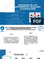 NECESIDAD DE LOS MOVIMIENTOS OCULARES - CLASIFICACIÓN