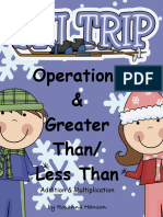Operations & Greater Than/ Less Than: Addition & Multiplication