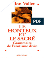 Le+Honteux+Et+Le+Sacré+ +Grammaire+de+l'Érotisme+Divin+ +Odon+Vallet+ (1998) + (Spiritualité,+Religion,+Croyances)